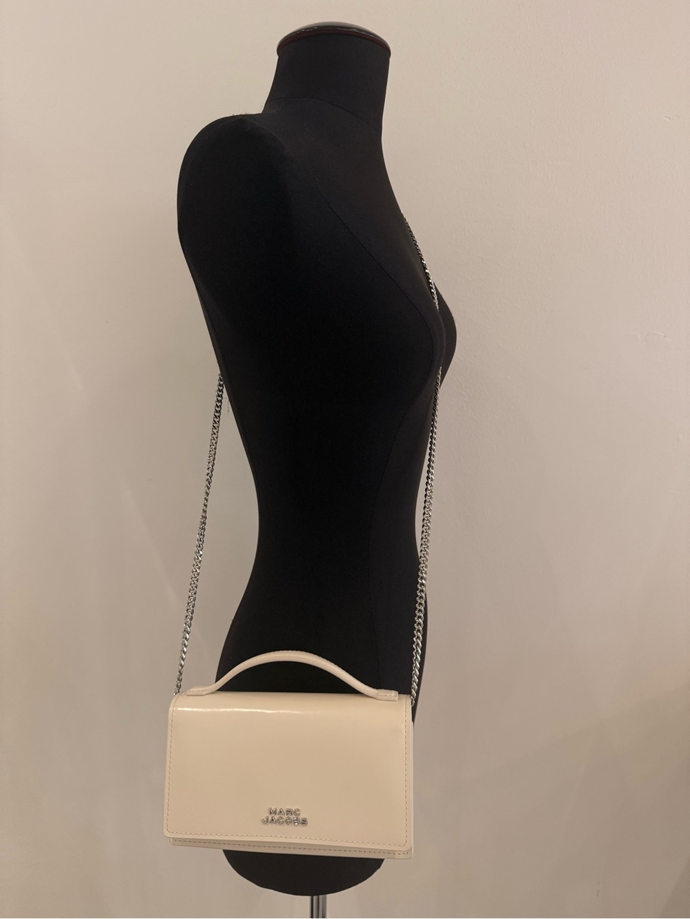 NWT Marc Jacobs THE GLAM MIRROR MINI BAG- cloud white